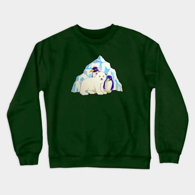 Polar Crewneck Sweatshirt by shadedareas